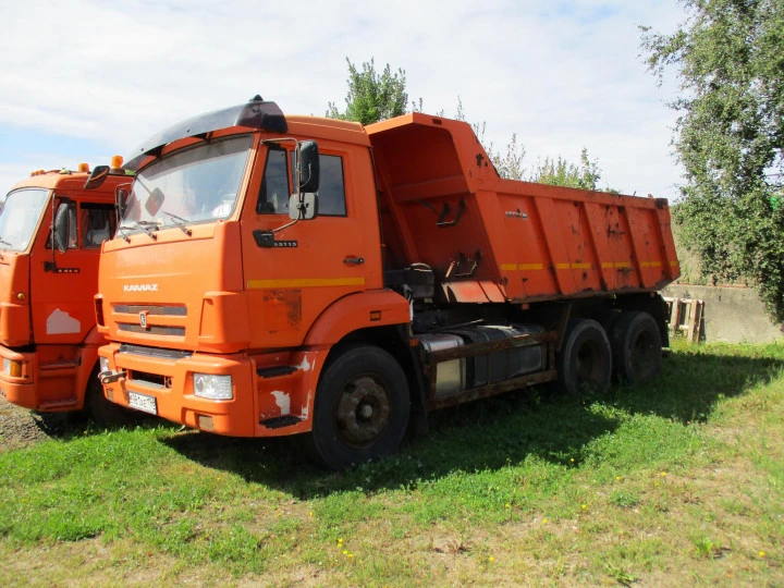Грузовой самосвал КАМАЗ 65115-50 Регистрационный знак: Е981АЕ198 VIN: XTC651155K1403113